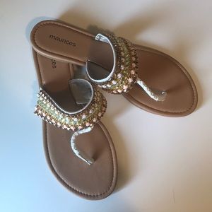 Blinged sandals